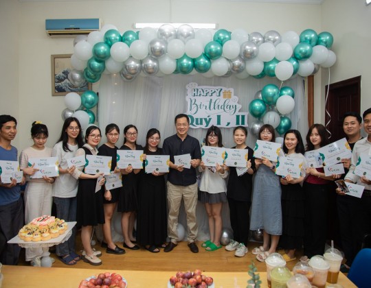 Party Happy BirthDay các Member của Kascom Media, Megasun, Vietlink và AZCare có “sinh thần” từ tháng 1-6