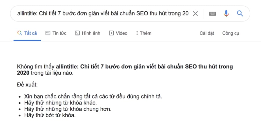 cách kiểm tra tiêu đề hướng dẫn viết bài chuẩn SEO