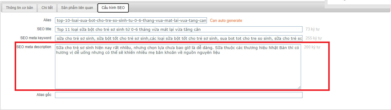 Meta Description là yếu tố quan trọng để tăng quan trọng để tăng CTR