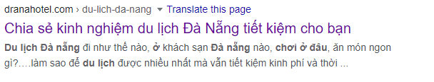Meta Description là phần mở rộng của Title