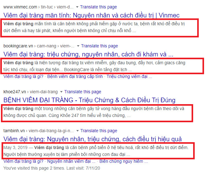 Đừng xa rời Search Intent khi viết Meta Description