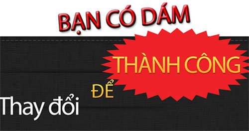 thay đổi để thành công